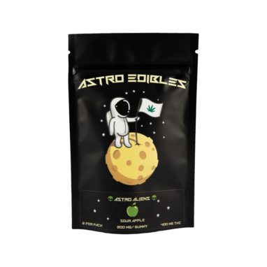 Astros Aliens – High Dosage – 400mg Pack – Sour Apple