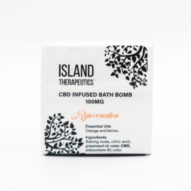 Island Therapeutics – CBD Bath Bombs Rejuvenation Blend (100mg CBD)