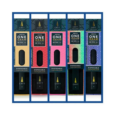 CRFT Disposable Vape 5pack 01 - Cannabis Deals In Canada