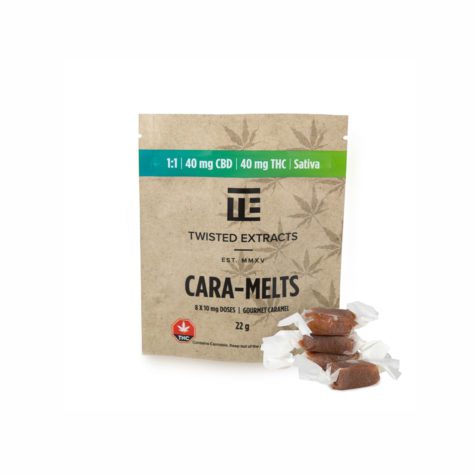 Twisted Cara Melts 1 1 40mgTHC 40mg CBD 01 - Cannabis Deals In Canada