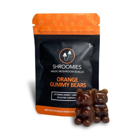 shroomies orange gummy bears 1000mg 001 - Cannabis Deals In Canada
