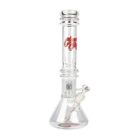 Cheech Chong™ Glass 15″ Trippin In Court Tube with 14mm Joint – Clear - Cannabis Deals In Canada