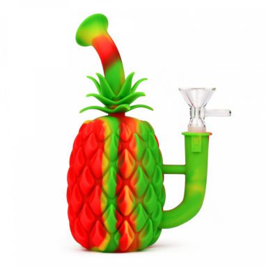 LIT™ SILICONE 7″ Pineapple Water Pipe