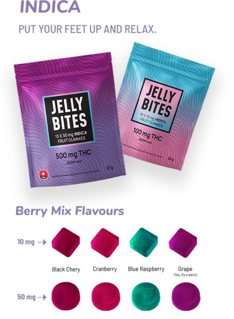 TE Indica Jelly Bites - Cannabis Deals In Canada
