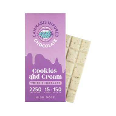 Eat Me – Cookies and Cream Chocolate Bar – THC – 2250mg
