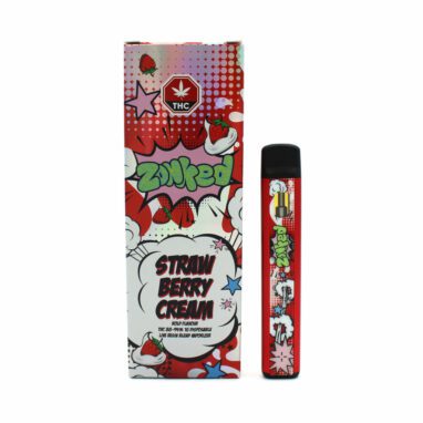 Zonked – Disposable Pen – Live Resin – Strawberry Cream (1g)